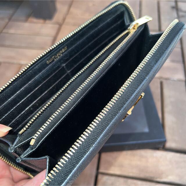 Saint Laurent(サンローラン)の美品！正規品！SAINT LAURENT ラウンドファスナー長財布 レディースのファッション小物(財布)の商品写真