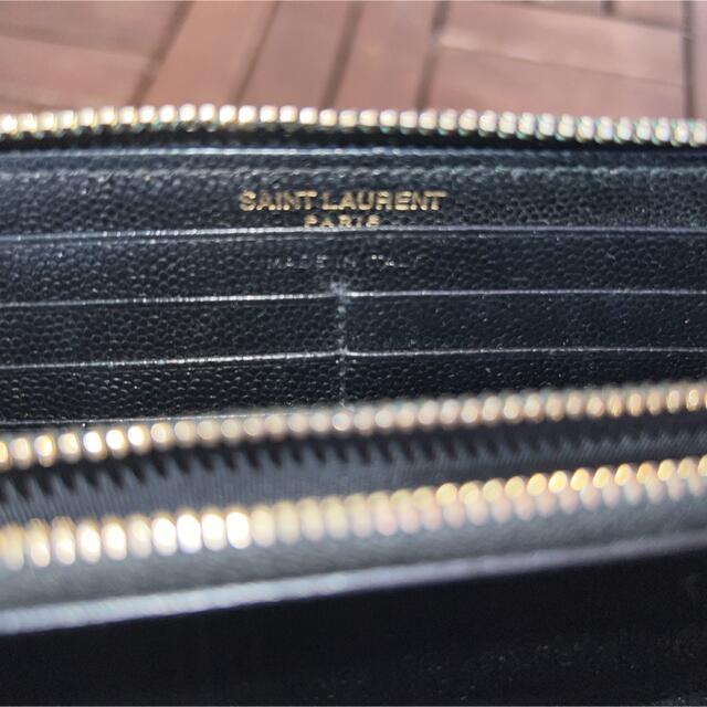 Saint Laurent(サンローラン)の美品！正規品！SAINT LAURENT ラウンドファスナー長財布 レディースのファッション小物(財布)の商品写真