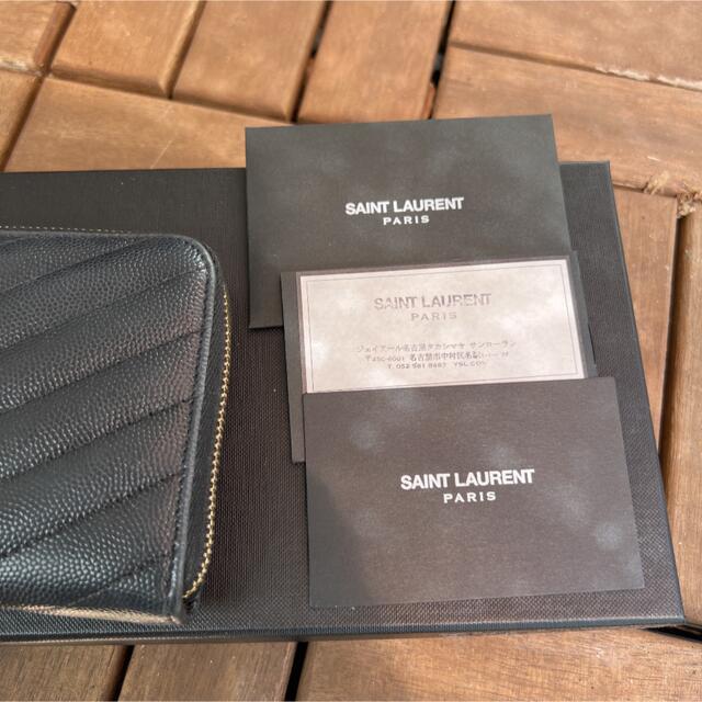 Saint Laurent(サンローラン)の美品！正規品！SAINT LAURENT ラウンドファスナー長財布 レディースのファッション小物(財布)の商品写真