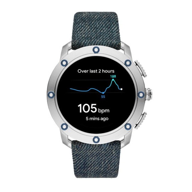 DIESEL(ディーゼル)の【新品未使用】 DIESEL ディーゼル スマートウォッチ デニム ブルー メンズの時計(腕時計(デジタル))の商品写真