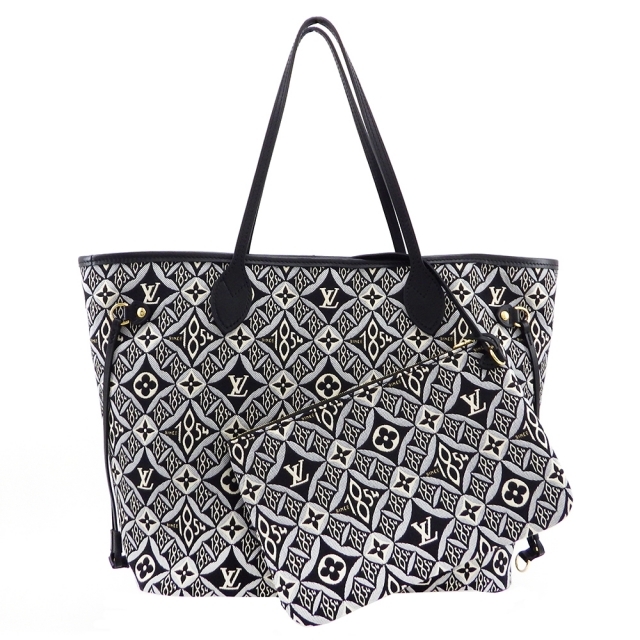 LOUIS VUITTON - LOUIS VUITTON ルイ・ヴィトン モノグラム ジャガード SINCE1854 ネヴァーフルMM トートバッグ M57230 レディース【新品同様】【送料無料】