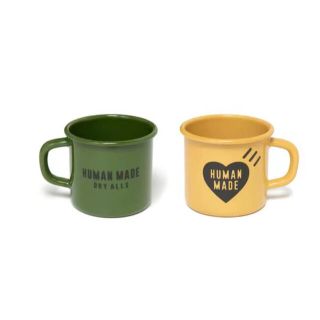 ヒューマンメイド(HUMAN MADE)のHUMAN MADE ENAMEL MUG 2個セット(グラス/カップ)