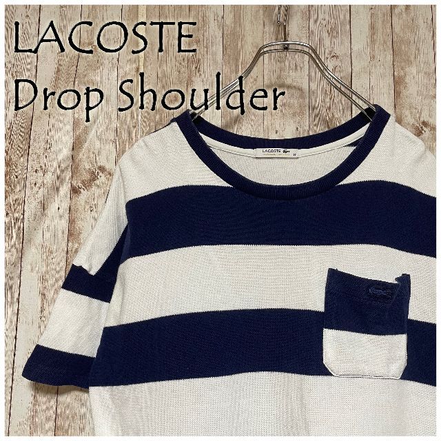 LACOSTE(ラコステ)のLACOSTE ドロップショルダー ボールドストタイプ Tシャツ ユニセックス レディースのトップス(Tシャツ(半袖/袖なし))の商品写真