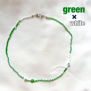 トゥデイフル(TODAYFUL)のmix（green✕white✕pearl）　マスクホルダー(ネックレス)