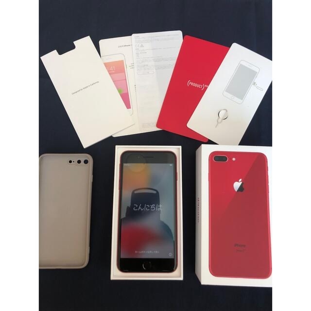 iPhone8plus 256GB simフリー　RED