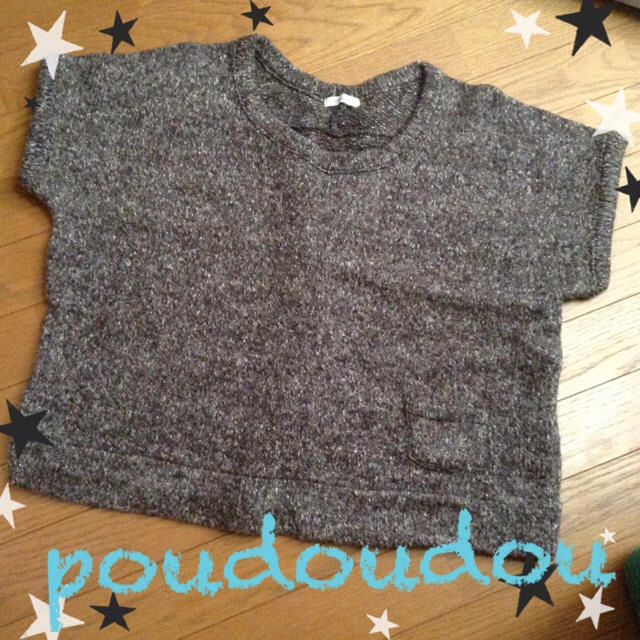 POU DOU DOU(プードゥドゥ)のPOUDOUDOU 半袖ニット レディースのトップス(ニット/セーター)の商品写真