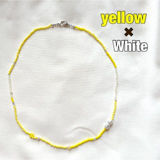 トゥデイフル(TODAYFUL)のmix（yellow✕white✕pearl）　マスクホルダー(ネックレス)