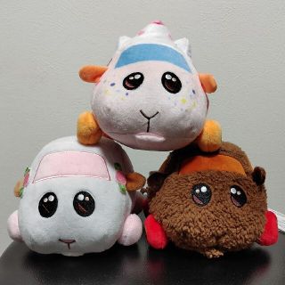 バンダイ(BANDAI)のPUI PUI  モルカー お目々うるっとぬいぐるみ　3種セット(ぬいぐるみ)