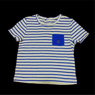 プチバトー(PETIT BATEAU)のPETITBATEAU プチバトー　半袖ボーダーTシャツ(Ｔシャツ)