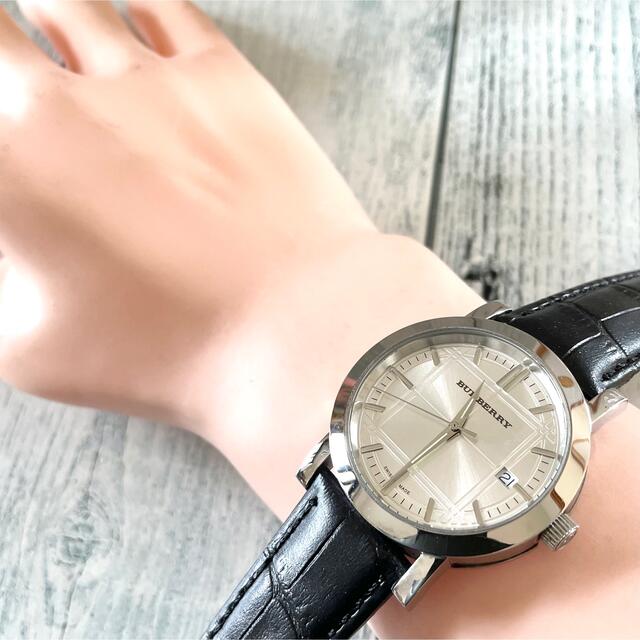 BURBERRY(バーバリー)の【動作OK】BURBERRY バーバリー BU1350 腕時計 シルバー メンズ メンズの時計(腕時計(アナログ))の商品写真
