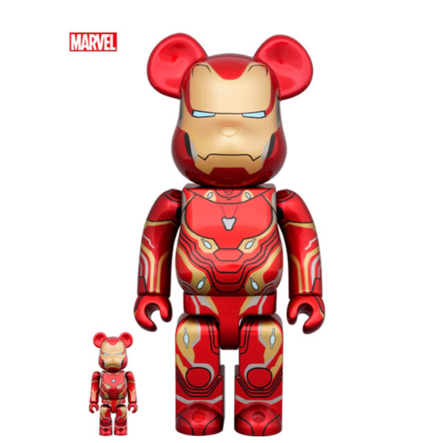 BE@RBRICK IRON MAN MARK 50 100％ & 400％ エンタメ/ホビーのフィギュア(その他)の商品写真