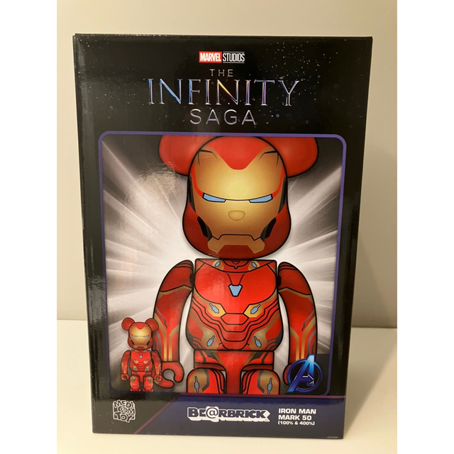 BE@RBRICK IRON MAN MARK 50 100％ & 400％ エンタメ/ホビーのフィギュア(その他)の商品写真