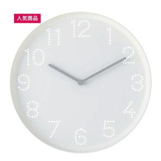 イケア(IKEA)の【新品】IKEA トロマ 壁掛け 無音 時計(掛時計/柱時計)