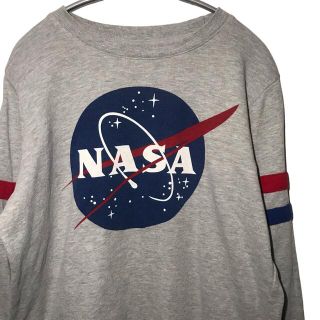 アートヴィンテージ(ART VINTAGE)の【希少】ナサ NASA スウェット トレーナー M グレー ヴィンテージ(トレーナー/スウェット)