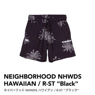 NHWDS HAWAIIAN / R-SHIRT . SS BLACKシャツ