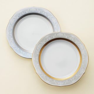 ノリタケ(Noritake)の【新品未使用】ノリタケ　プレートペアセット　（ゴールド・シルバー）(食器)