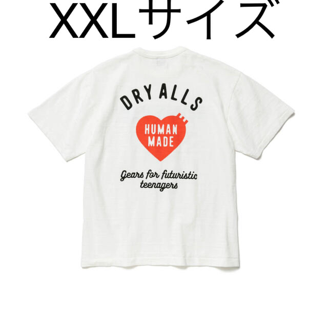 HUMAN MADE HEART LOGO T-SHIRT XXLサイズ - Tシャツ/カットソー(半袖 ...