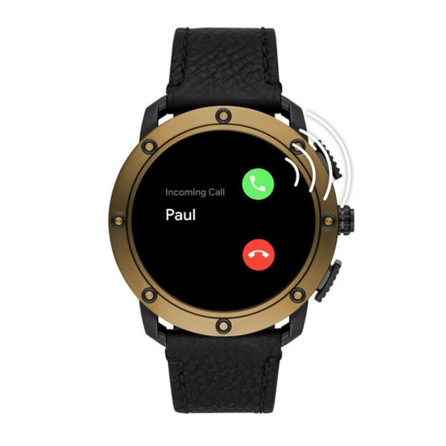 DIESEL(ディーゼル)の【新品未使用】 DIESEL ディーゼル スマートウォッチ ブラック ゴールド メンズの時計(腕時計(デジタル))の商品写真