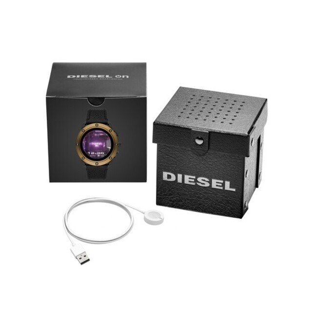 DIESEL(ディーゼル)の【新品未使用】 DIESEL ディーゼル スマートウォッチ ブラック ゴールド メンズの時計(腕時計(デジタル))の商品写真