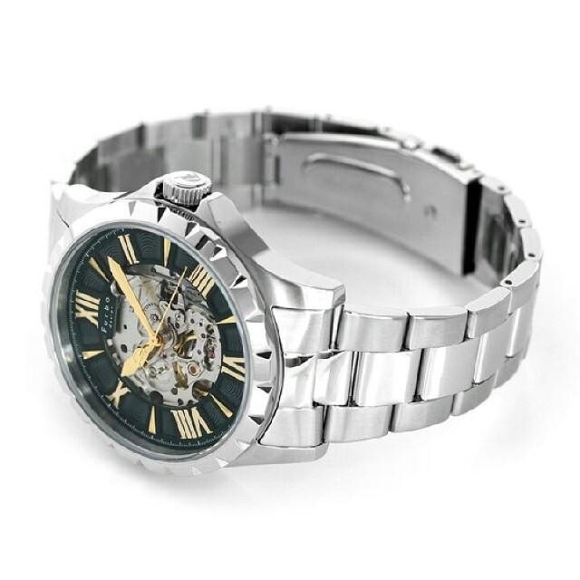 Furbo(フルボ)の【新品未使用】 FURBO DESIGN フルボデザイン 時計 自動巻 シルバー メンズの時計(腕時計(アナログ))の商品写真