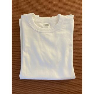ユニクロ(UNIQLO)の【新品】ユニクロ　白Tシャツ★レディース(Tシャツ(半袖/袖なし))