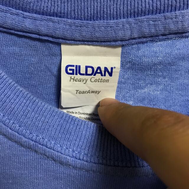 GILDAN - GILDAN Mサイズ ヴィンテージ 海外 古着 Tシャツ ブルー