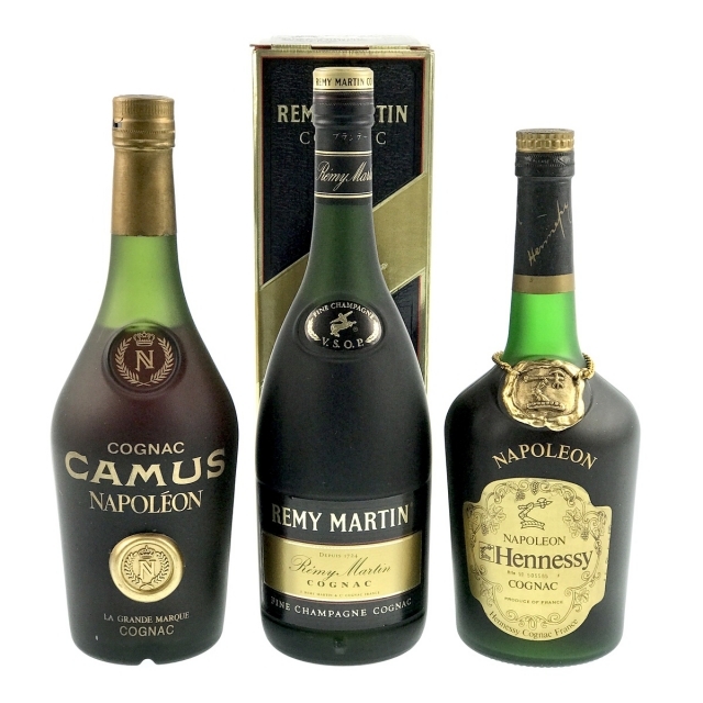 3本 CAMUS REMY MARTIN Hennessy コニャック