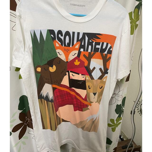 DSQUARED2 - ディースクエアード DSQUARED2 Tシャツ ホワイト 白の通販