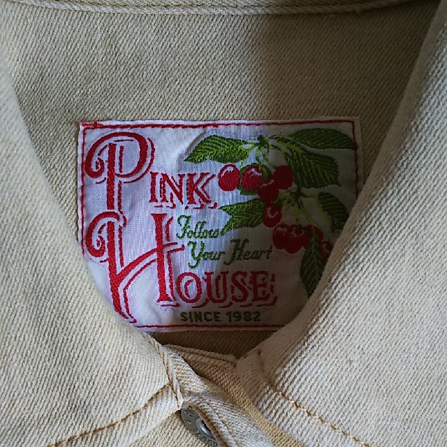 PINK HOUSE(ピンクハウス)のピンクハウスデニムワンピース レディースのワンピース(ロングワンピース/マキシワンピース)の商品写真