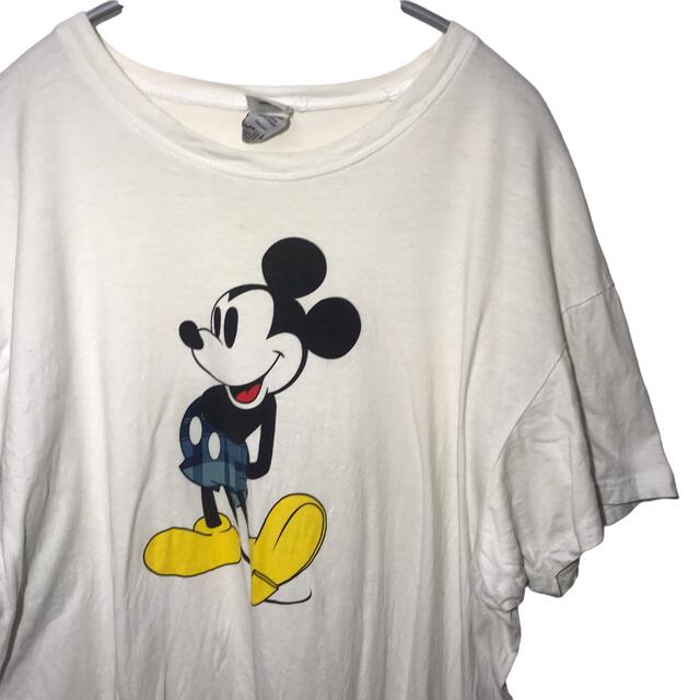 Disney(ディズニー)の【希少】ディズニー Disney Tシャツ XL 白 ヴィンテージ 輸入古着 レディースのトップス(Tシャツ(半袖/袖なし))の商品写真