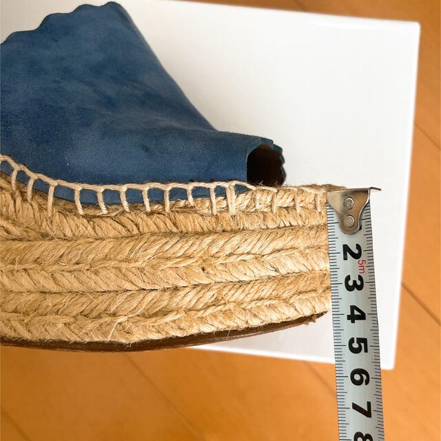 Chloe(クロエ)のChloe スカラップスエードエスパドリューウエッジサンダル レディースの靴/シューズ(サンダル)の商品写真