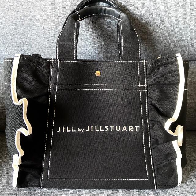 JILL by JILLSTUART フリルトート 大 ブラック 黒