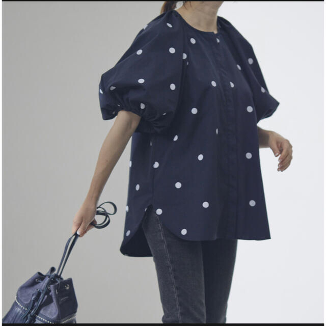 RIKO リコ ブラウス rika 美品 yori ドット 新着 51.0%OFF tweedmill.co.uk