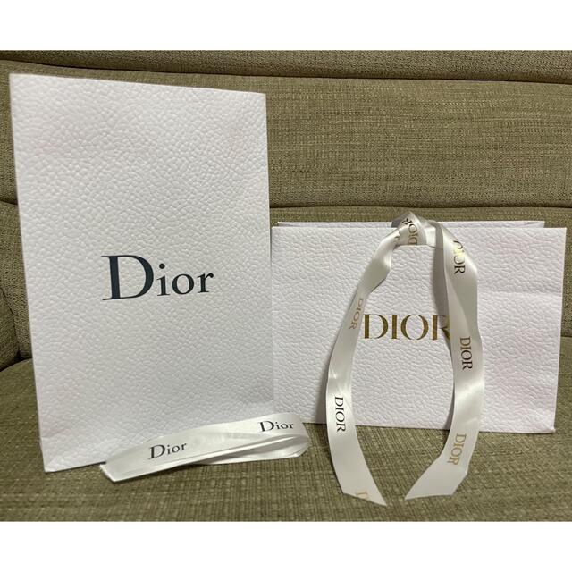 Dior(ディオール)のDIOR紙袋2枚 レディースのバッグ(ショップ袋)の商品写真