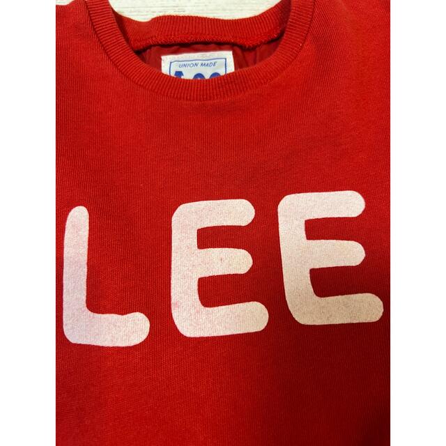 Lee(リー)のLeeコラボアプレレクールカットソーsize90 キッズ/ベビー/マタニティのキッズ服男の子用(90cm~)(Tシャツ/カットソー)の商品写真