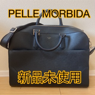 ペッレ モルビダ(PELLE MORBIDA)のペッレモルビタ　ビジネスバッグ　新品未使用　紺色(ビジネスバッグ)