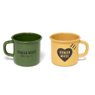 ヒューマンメイド(HUMAN MADE)のHUMAN MADE ENAMEL MUG 2個セット(グラス/カップ)