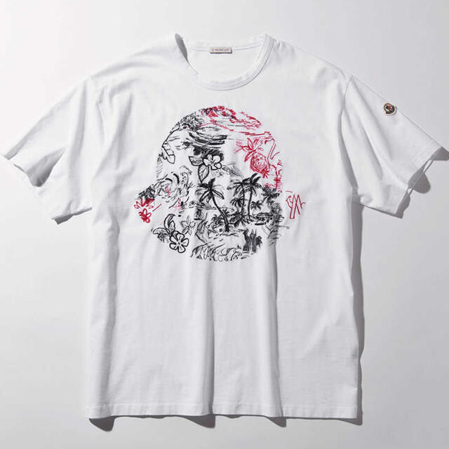 ★Safari掲載★ MONCLER Tシャツ　Ｌ　モンクレール ワッペンカラー