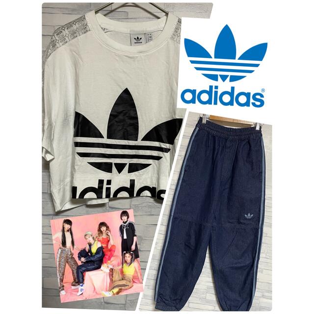 adidas アディダス オリジナルス デニムパンツ ショート丈 adidas アディダス オリジナルス デニムパンツ ショート丈