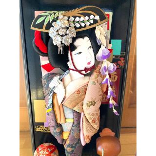 販売セール 《箱あり》 三越 春駒 御羽子板 高級 押絵羽子板 民芸品
