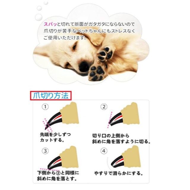 ペット用爪切り、中型犬・小型犬・猫に専用ペット用品1セット   その他のペット用品(猫)の商品写真