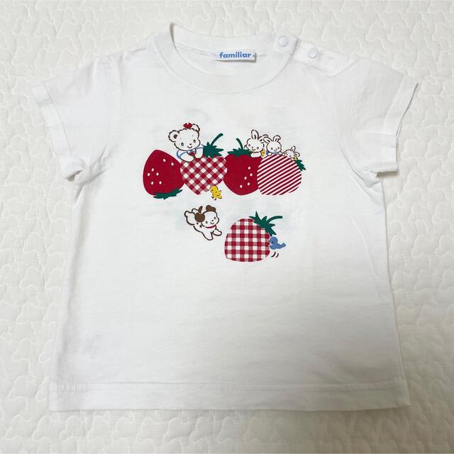 familiar(ファミリア)のファミリア　おはなしTシャツ　90 キッズ/ベビー/マタニティのキッズ服女の子用(90cm~)(Tシャツ/カットソー)の商品写真