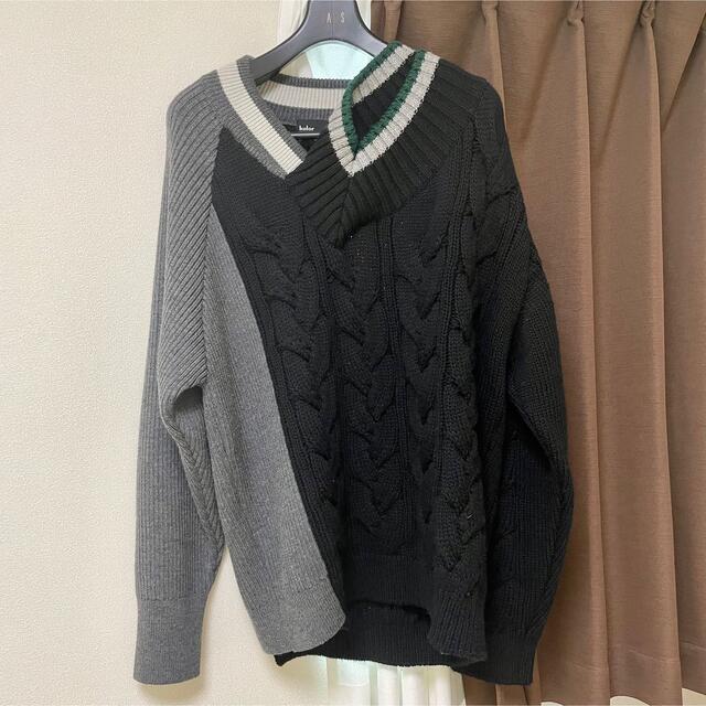 美品】Kolor 21AW クレイジーパターンニット 【数量限定