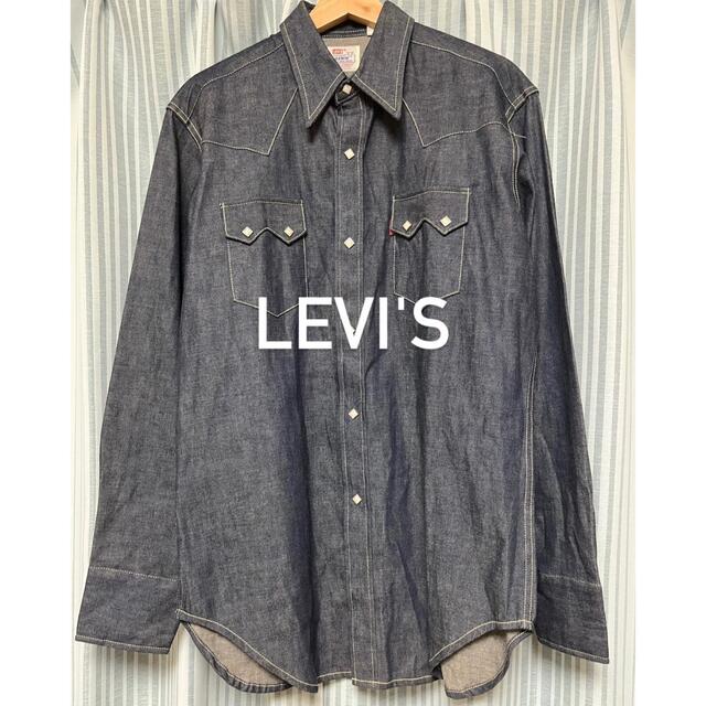 Levi's  リーバイス ウエスタンデニムシャツ Lサイズ インディゴ