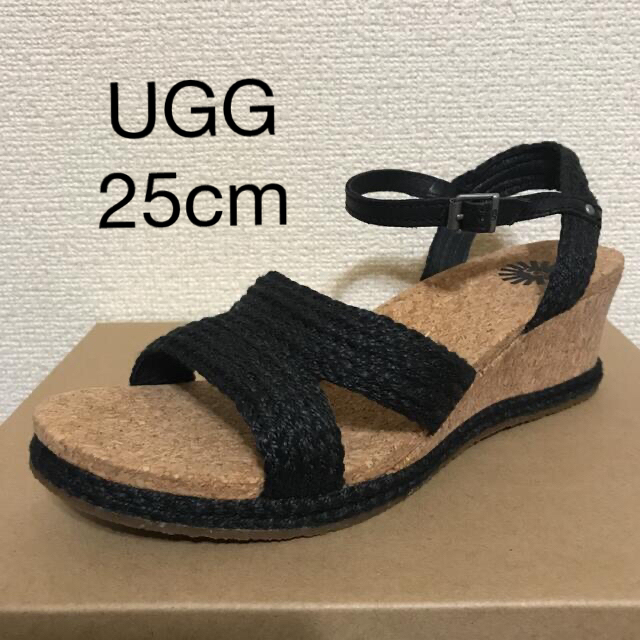 ☆箱付き新品☆アグ UGG コルク ウェッジヒール サンダル 25cm