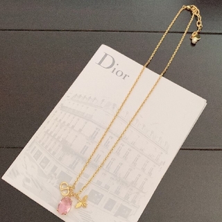 ディオール(Dior)の【DIOR】ディオール PETIT CD ネックレス メタル パール(ネックレス)