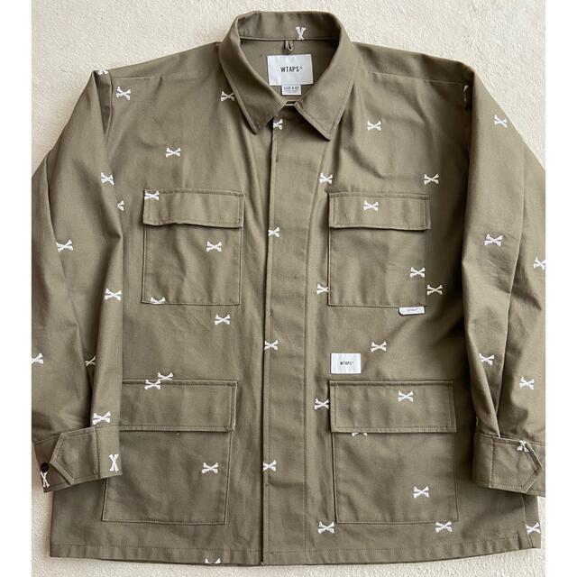 【黒 XL】WTAPS JUNGLE 01 LS COTTON OXFORD