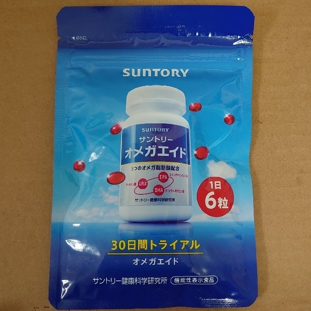 サントリー サントリー SUNTORY オメガエイド 30日分 180粒の通販 by ロジウム サントリー オメガエイド オメガエイト 180粒 1
