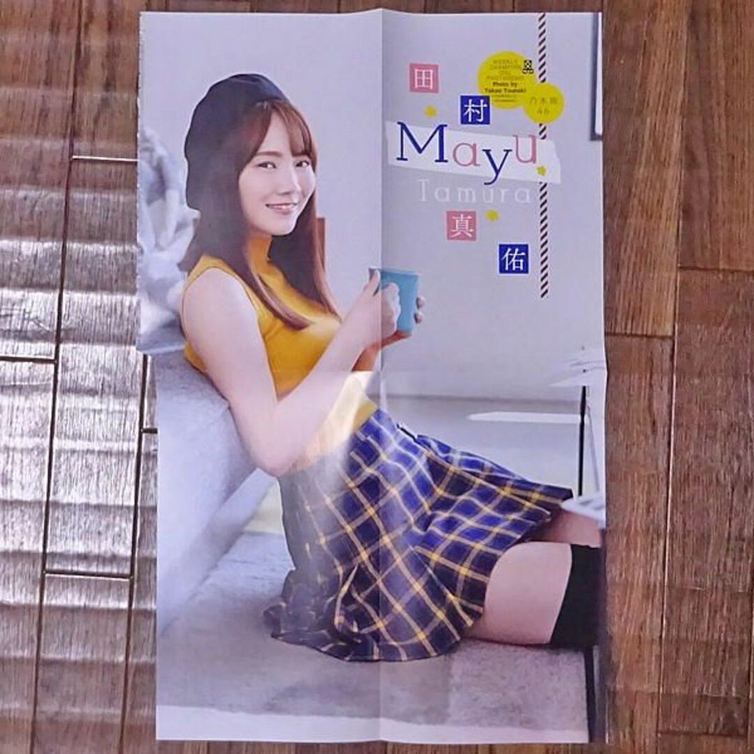 乃木坂46 田村真佑 のぎBOX S賞 フォントTシャツ ポスター 最終