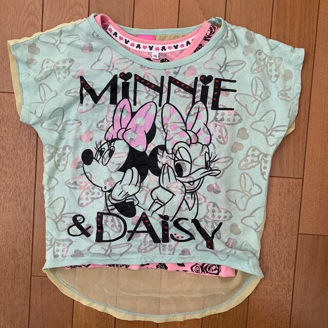 Disney(ディズニー)の120  ミニー&デイジー　トップス キッズ/ベビー/マタニティのキッズ服女の子用(90cm~)(Tシャツ/カットソー)の商品写真